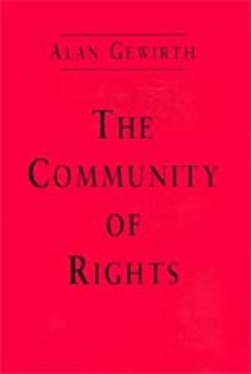 The Community of Rights