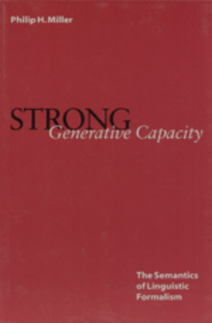 Strong Generative Capacity